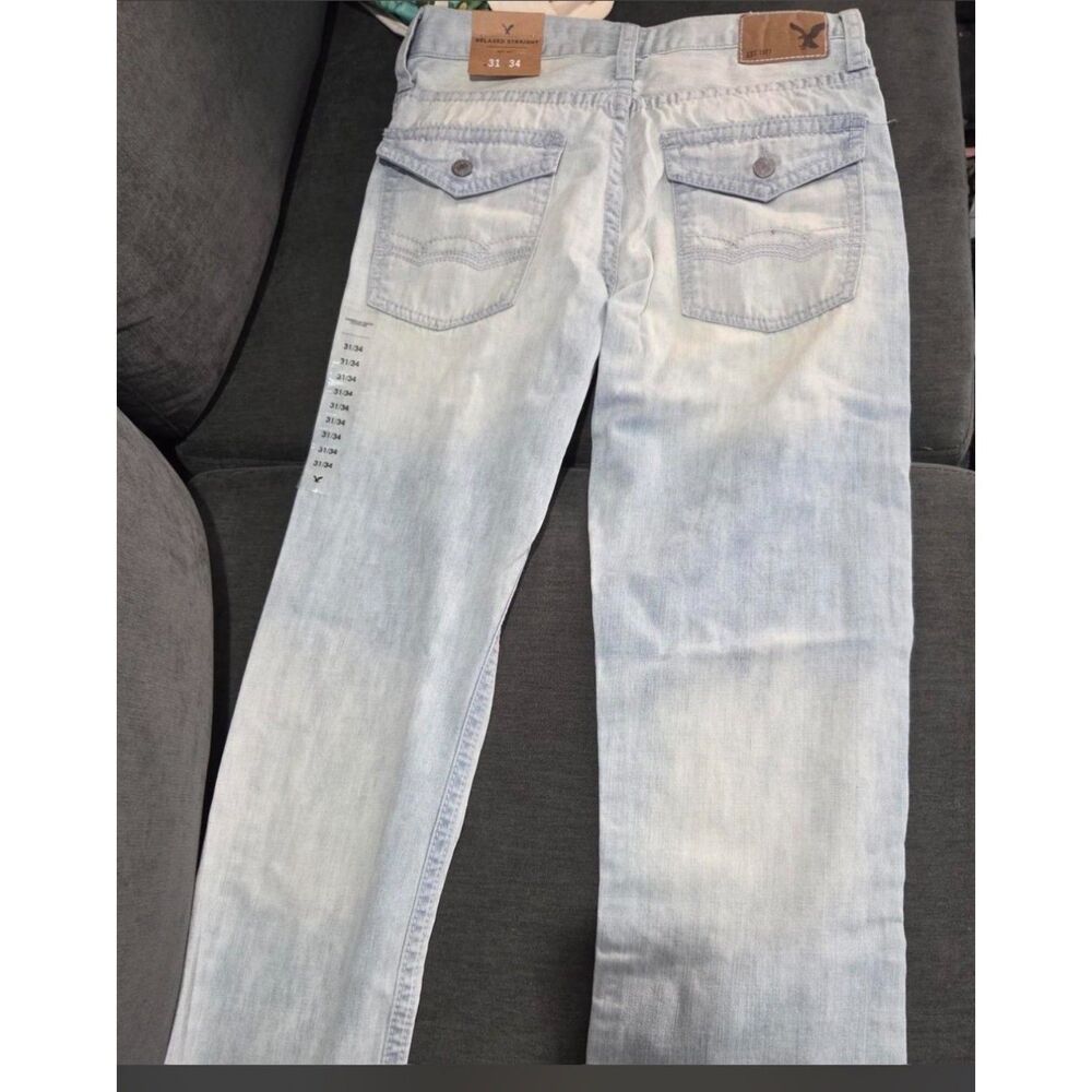 American Eagle Relaxed Straight Jeans 31x34